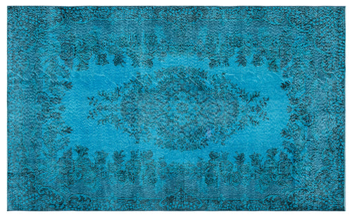 Load image 1 in gallery view. Temida - Vintage Distressed Rug - 5'6 X 9'1
