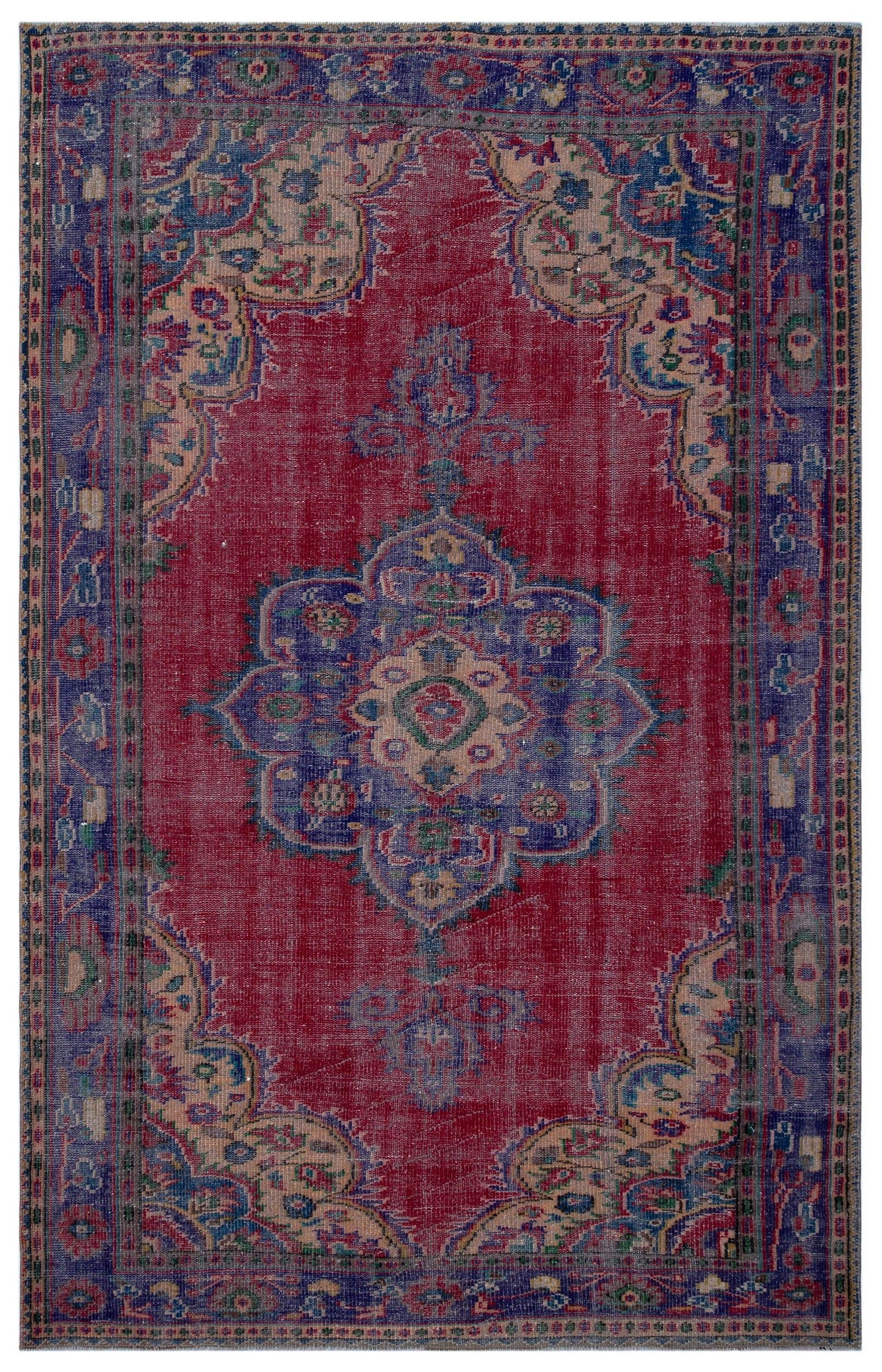 Loagoil - Vintage Medallion Rug - 6'1 X 9'5