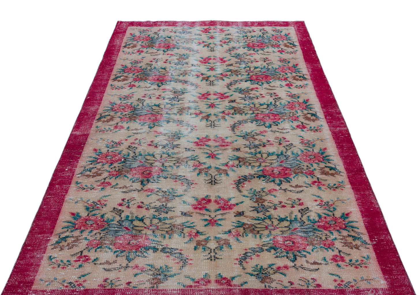 Teazuyn - Vintage Floral Rug - 4'11 X 8'5
