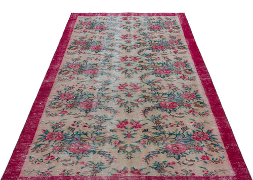Load image 1 in gallery view. Teazuyn - Vintage Floral Rug - 4'11 X 8'5