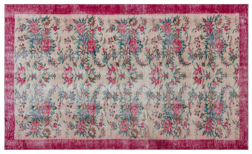 Load image 1 in gallery view. Teazuyn - Vintage Floral Rug - 4'11 X 8'5