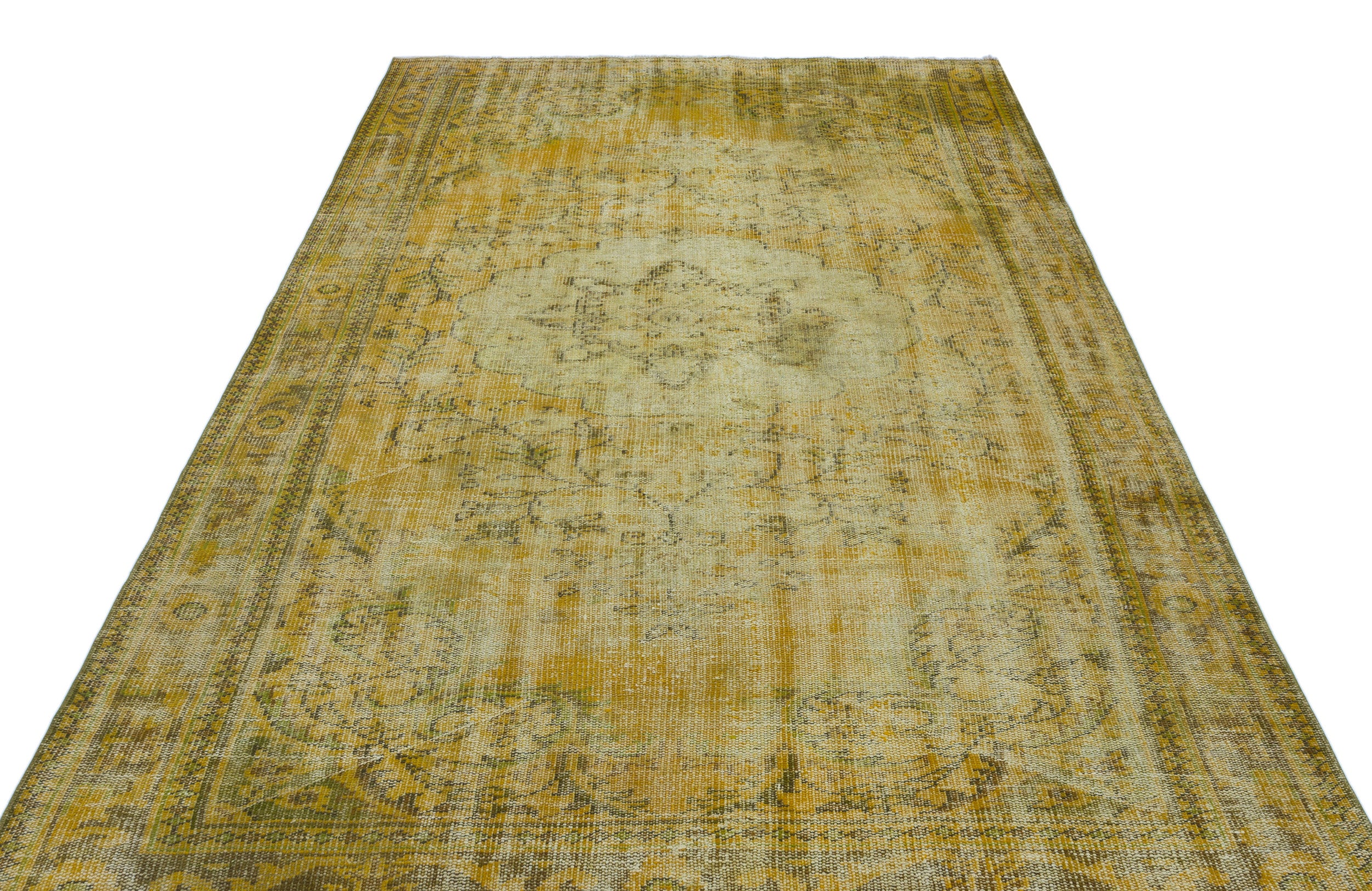 Pruhuor - Vintage Distressed Rug - 6'1 X 9'8
