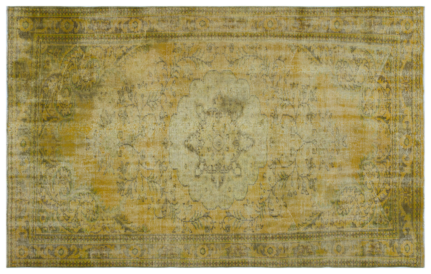 Pruhuor - Vintage Distressed Rug - 6'1 X 9'8