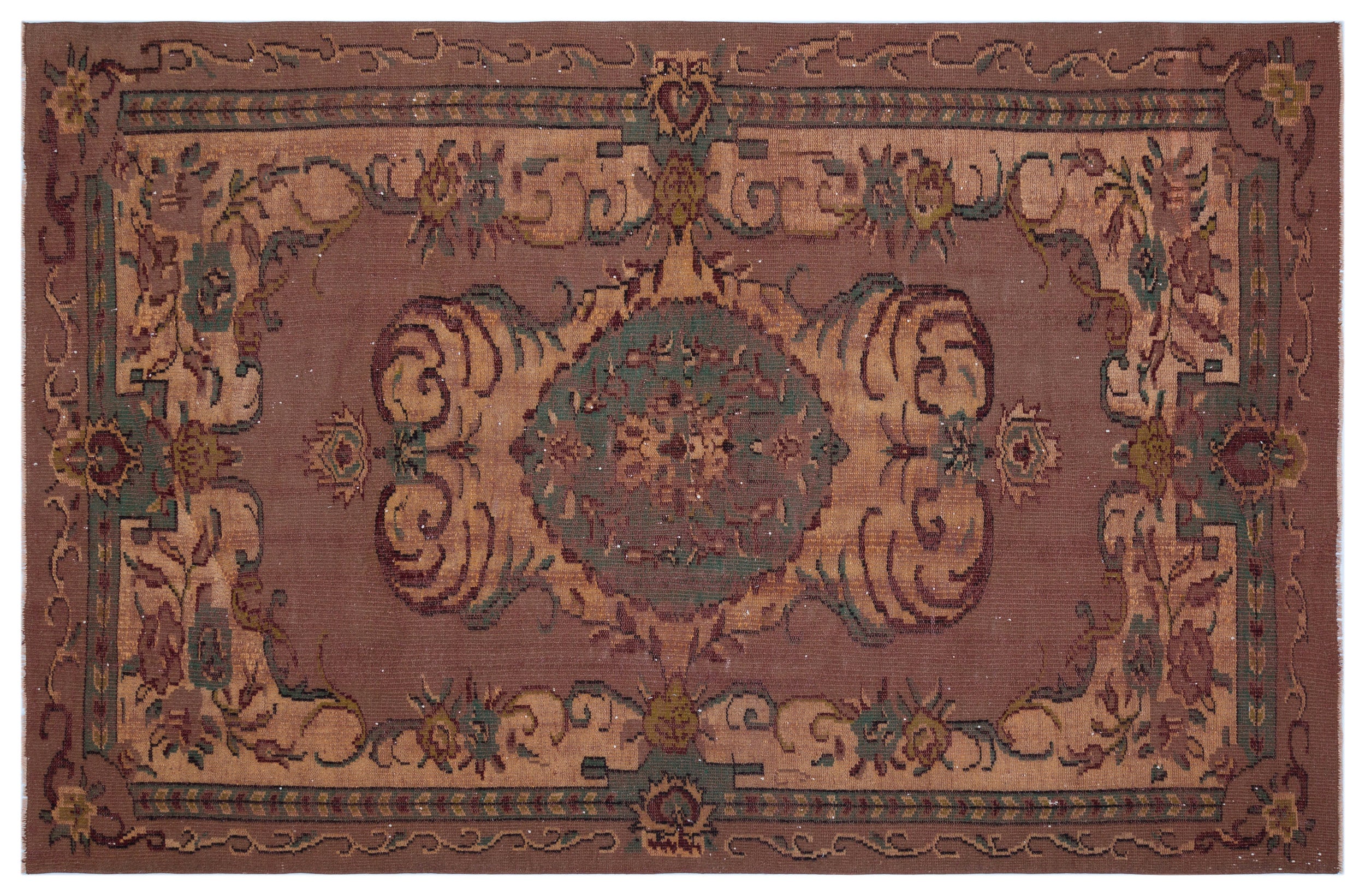 Niada - Vintage Medallion Rug - 5'9 X 9'0