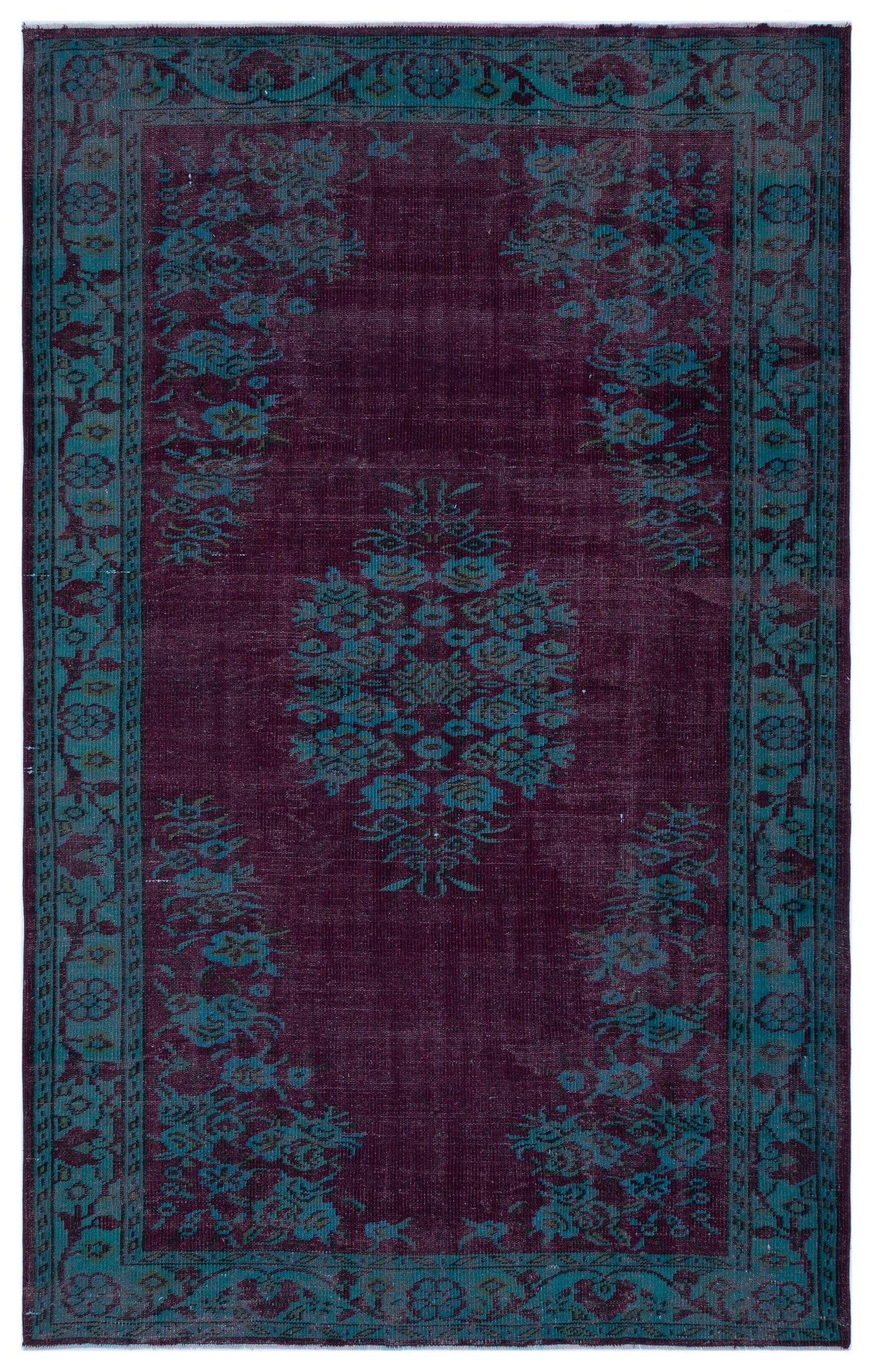 Blauda - Vintage Medallion Rug - 5'8 X 8'11