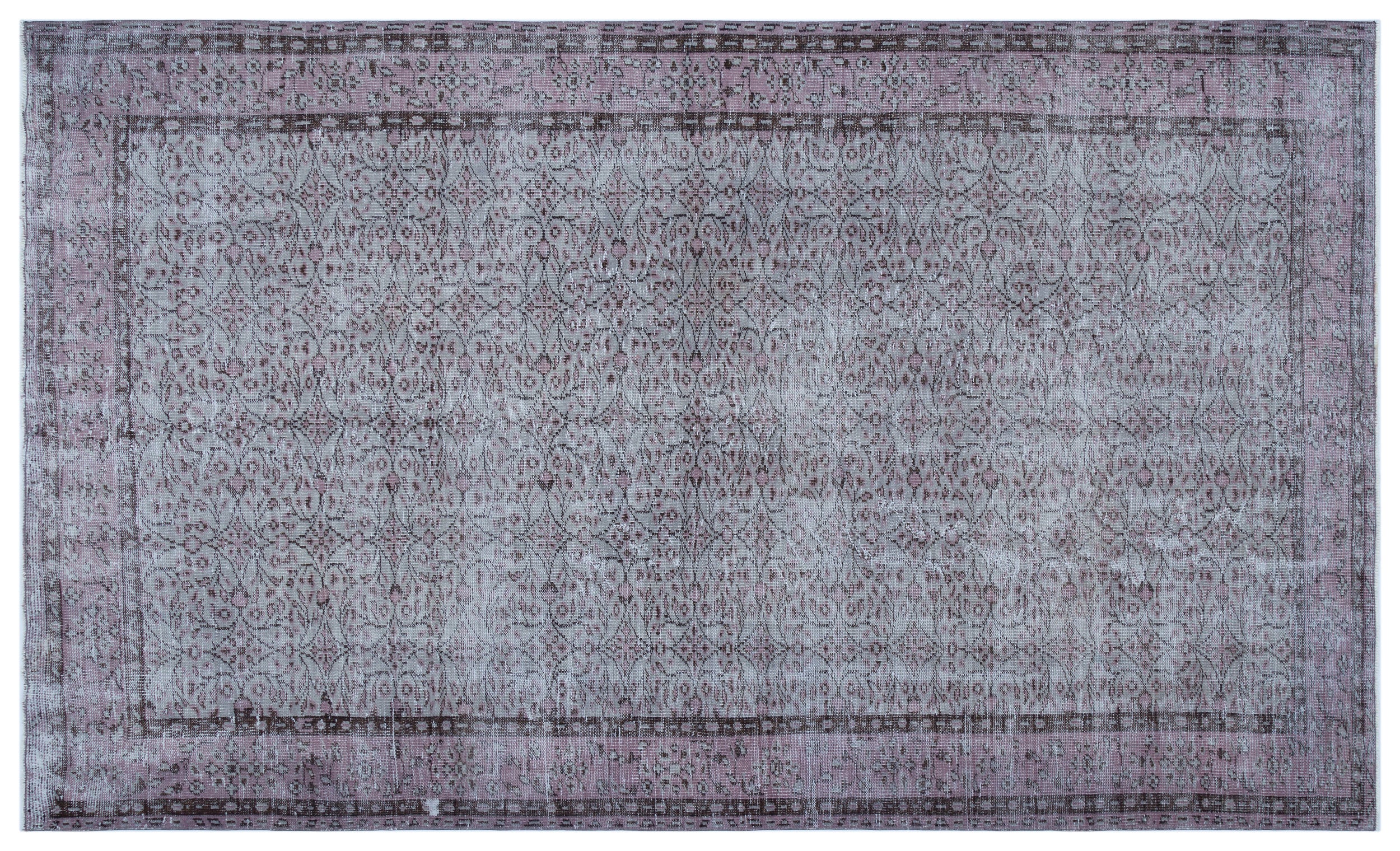 Pruhiar - Vintage Floral Rug - 5'10 X 10'0