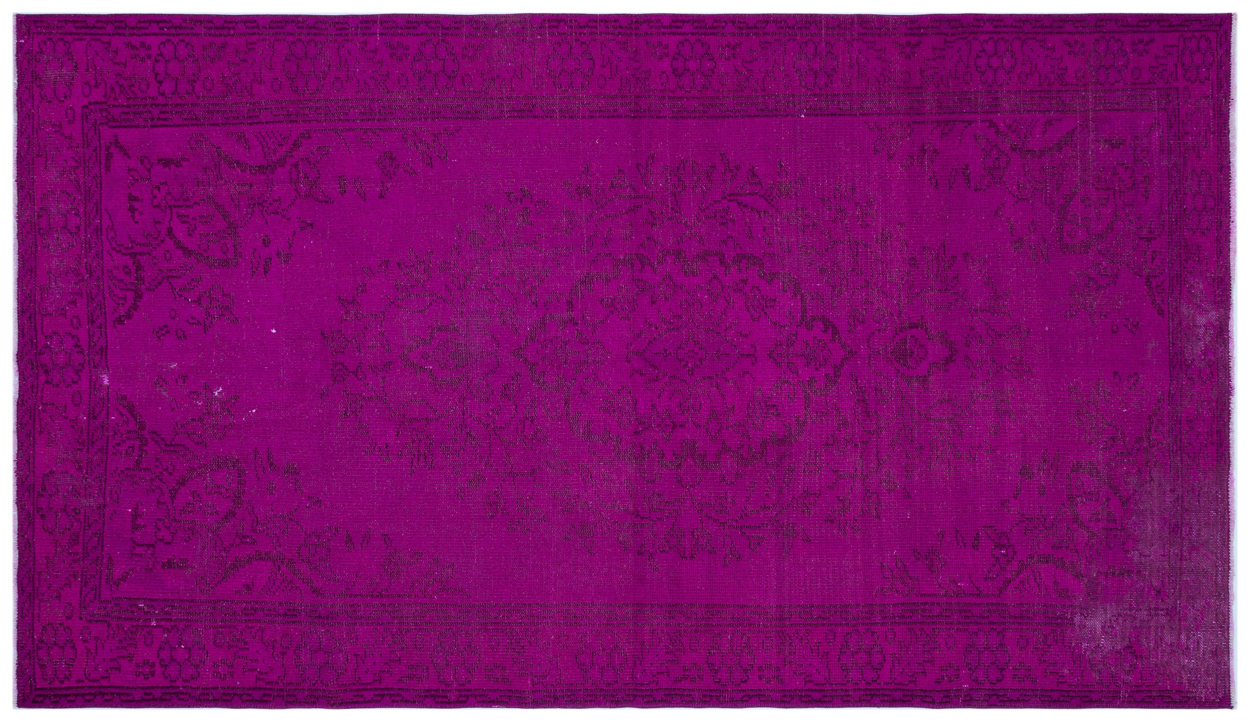 Leusa - Vintage Distressed Rug - 5'4 X 9'3