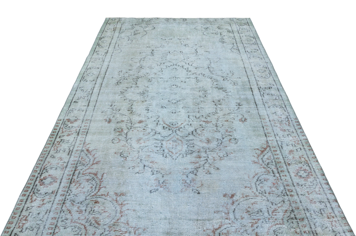 Cekura - Vintage Distressed Rug - 5'6 X 9'3