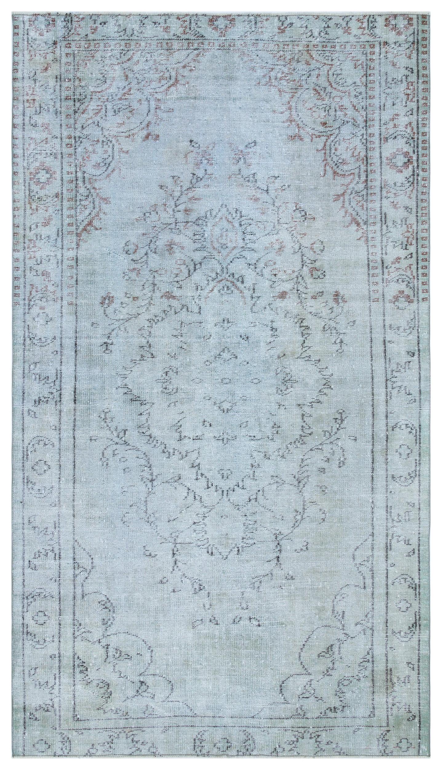 Cekura - Vintage Distressed Rug - 5'6 X 9'3