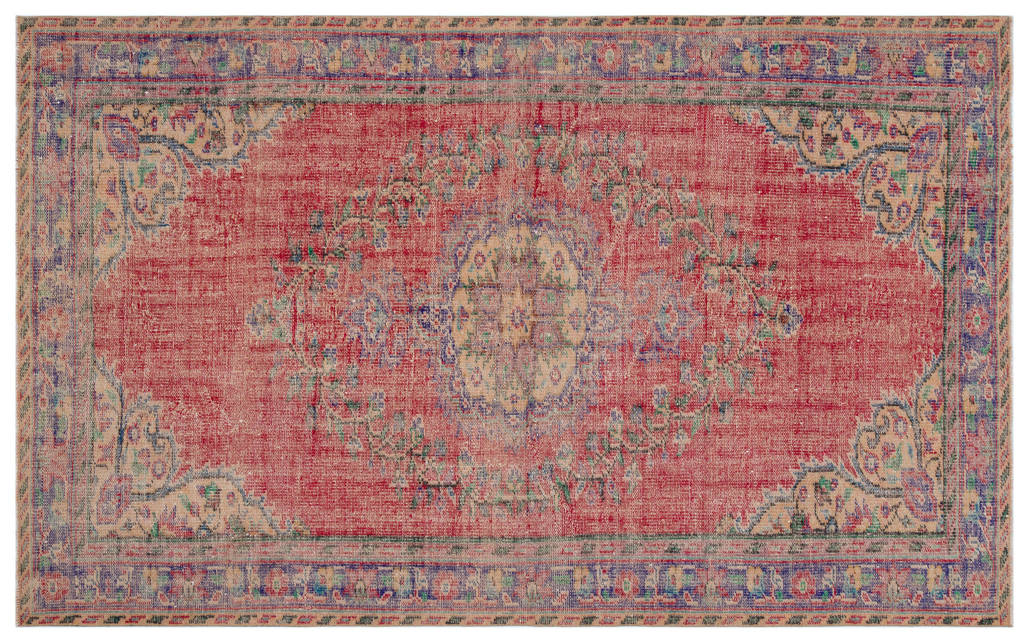 Folada - Vintage Medallion Rug - 5'9 X 9'2