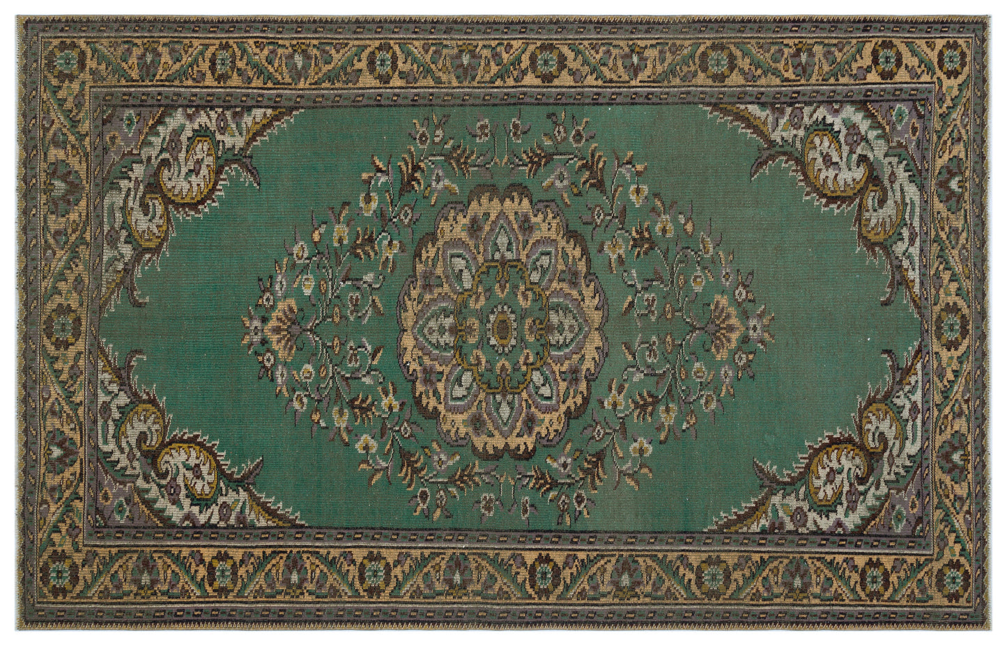 Kilaon - Vintage Medallion Rug - 6'1 X 9'7