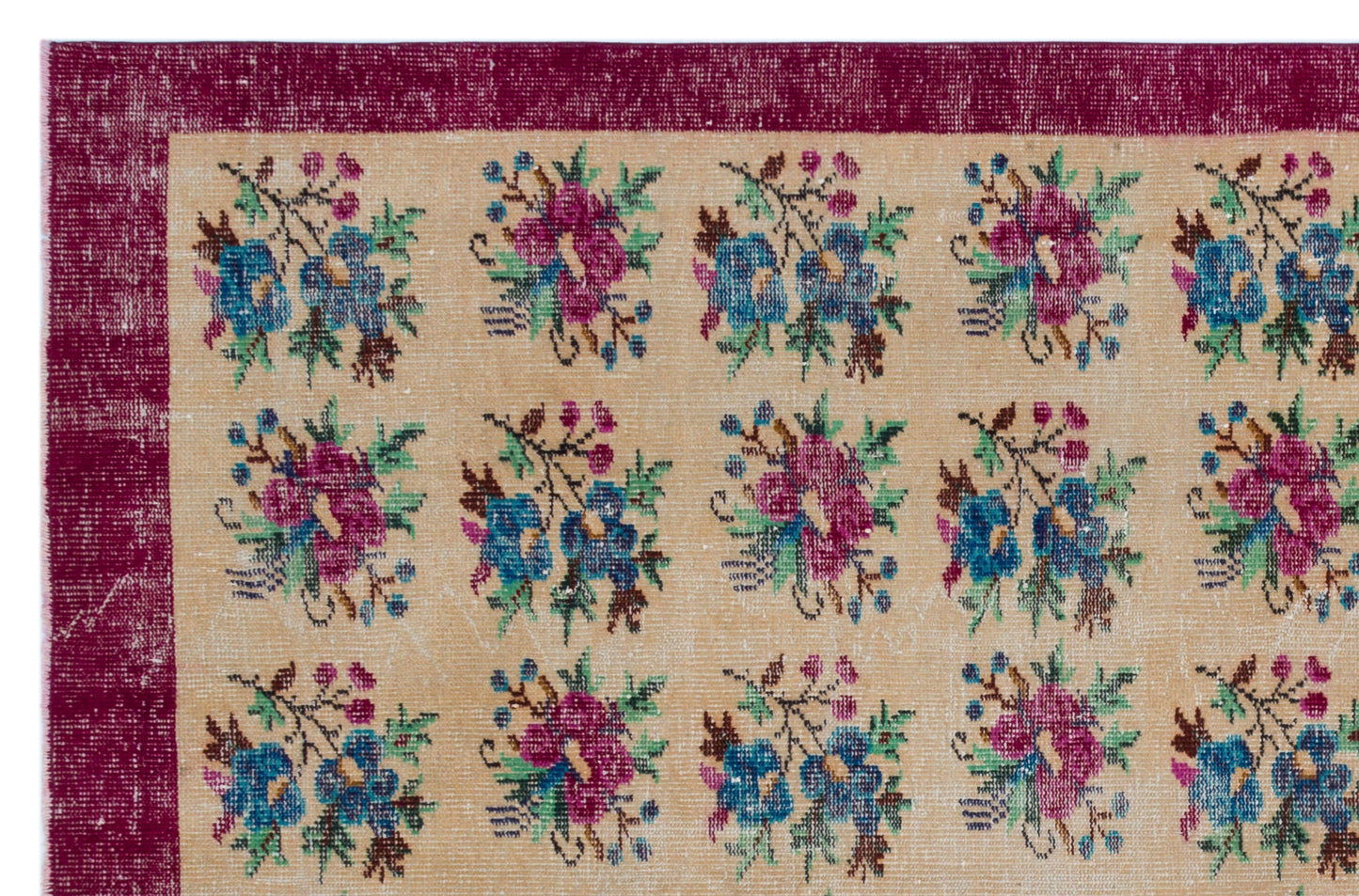 Poane - Vintage Floral Rug - 6'2 X 9'5