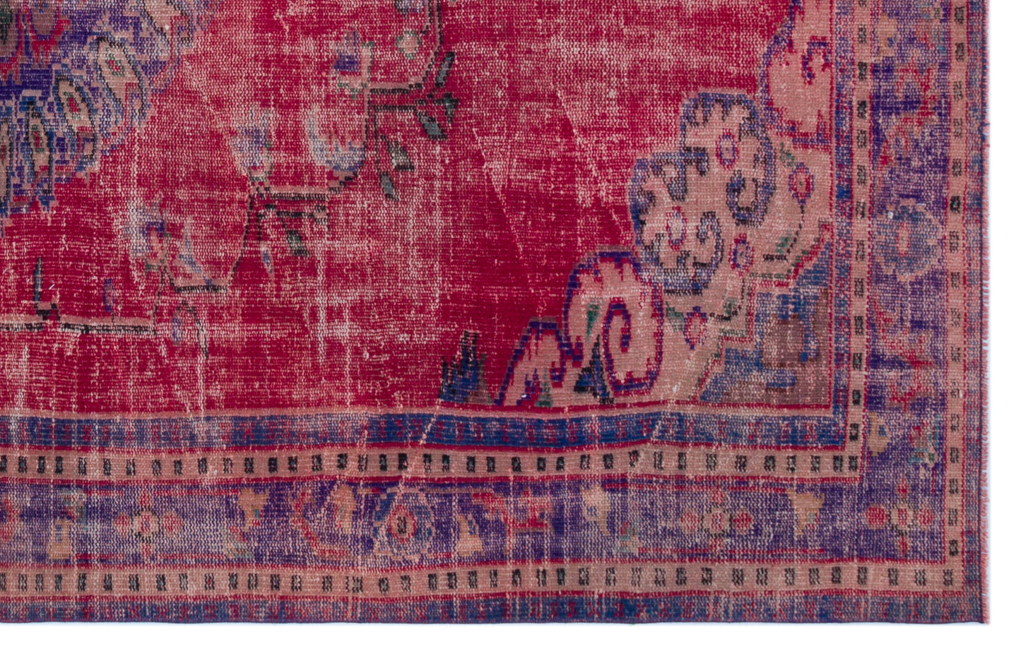 Frula - Vintage Distressed Rug - 5'9 X 8'11