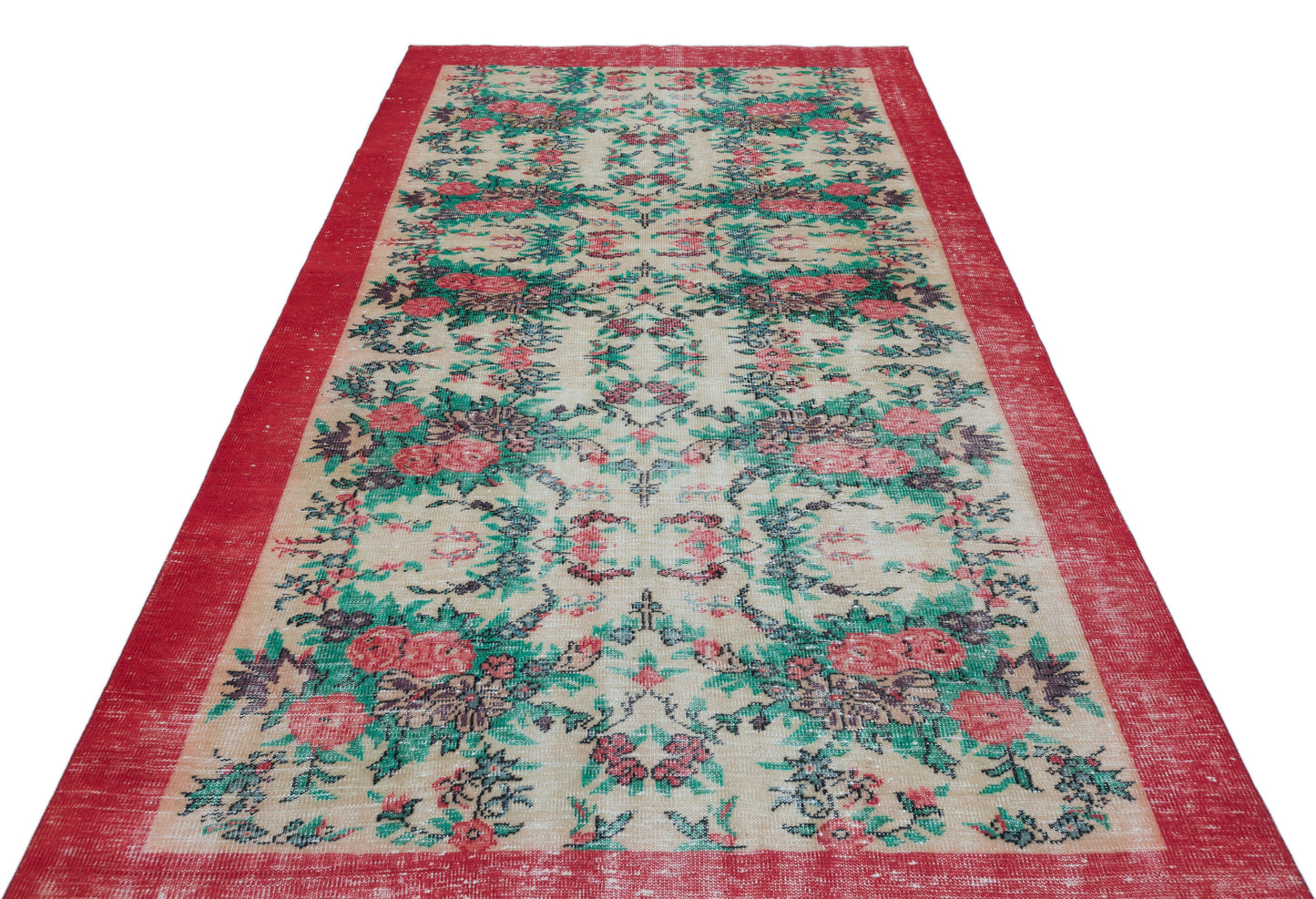 Mobael - Vintage Floral Rug - 5'9 X 9'1