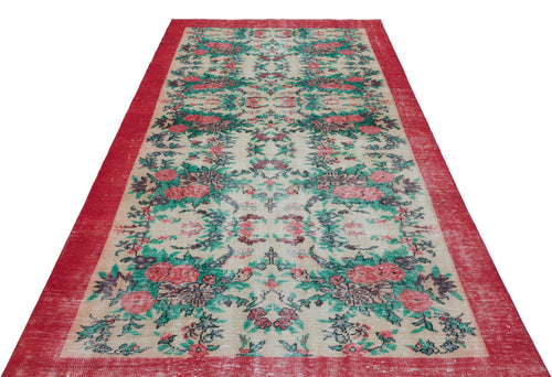 Load image 1 in gallery view. Mobael - Vintage Floral Rug - 5'9 X 9'1