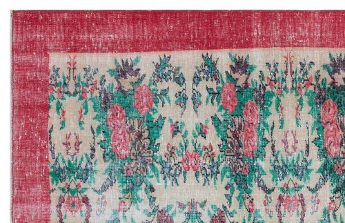 Load image 1 in gallery view. Mobael - Vintage Floral Rug - 5'9 X 9'1