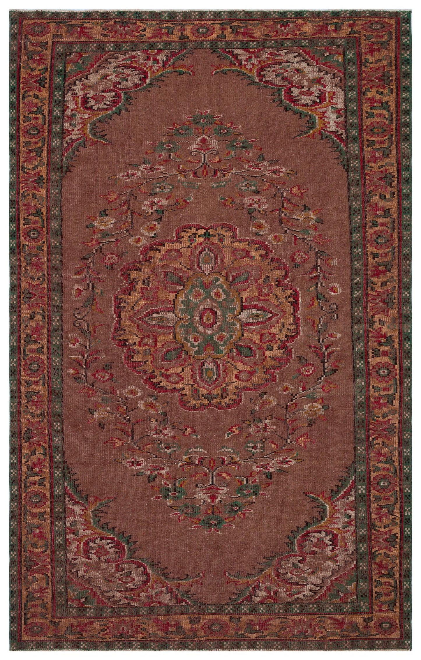 Deupula - Vintage Medallion Rug - 6'0 X 9'3