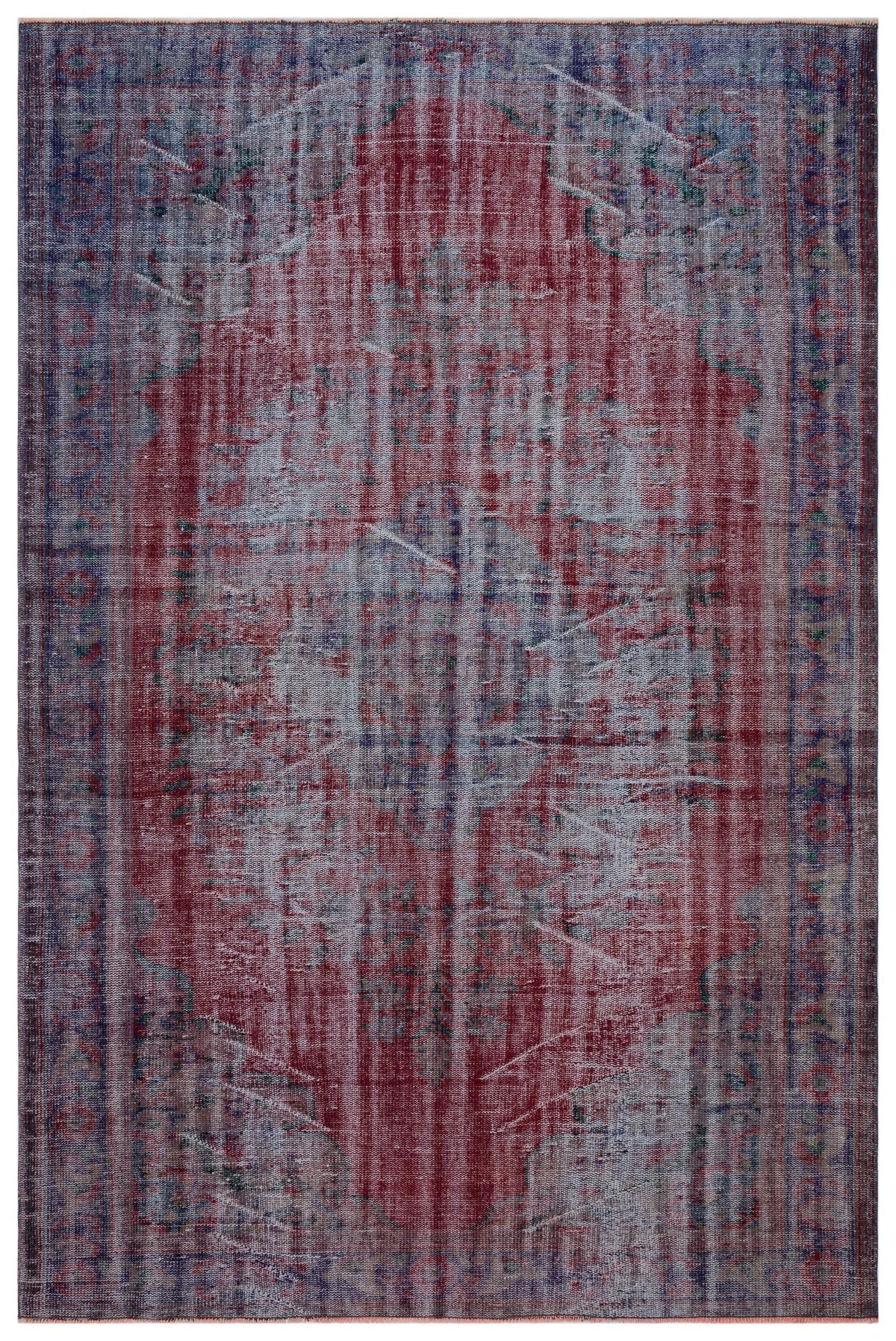 Dradoya Vintage Distressed Hand-Woven Rug 6'5 X 9'5 | JUSTHand-Woven ...