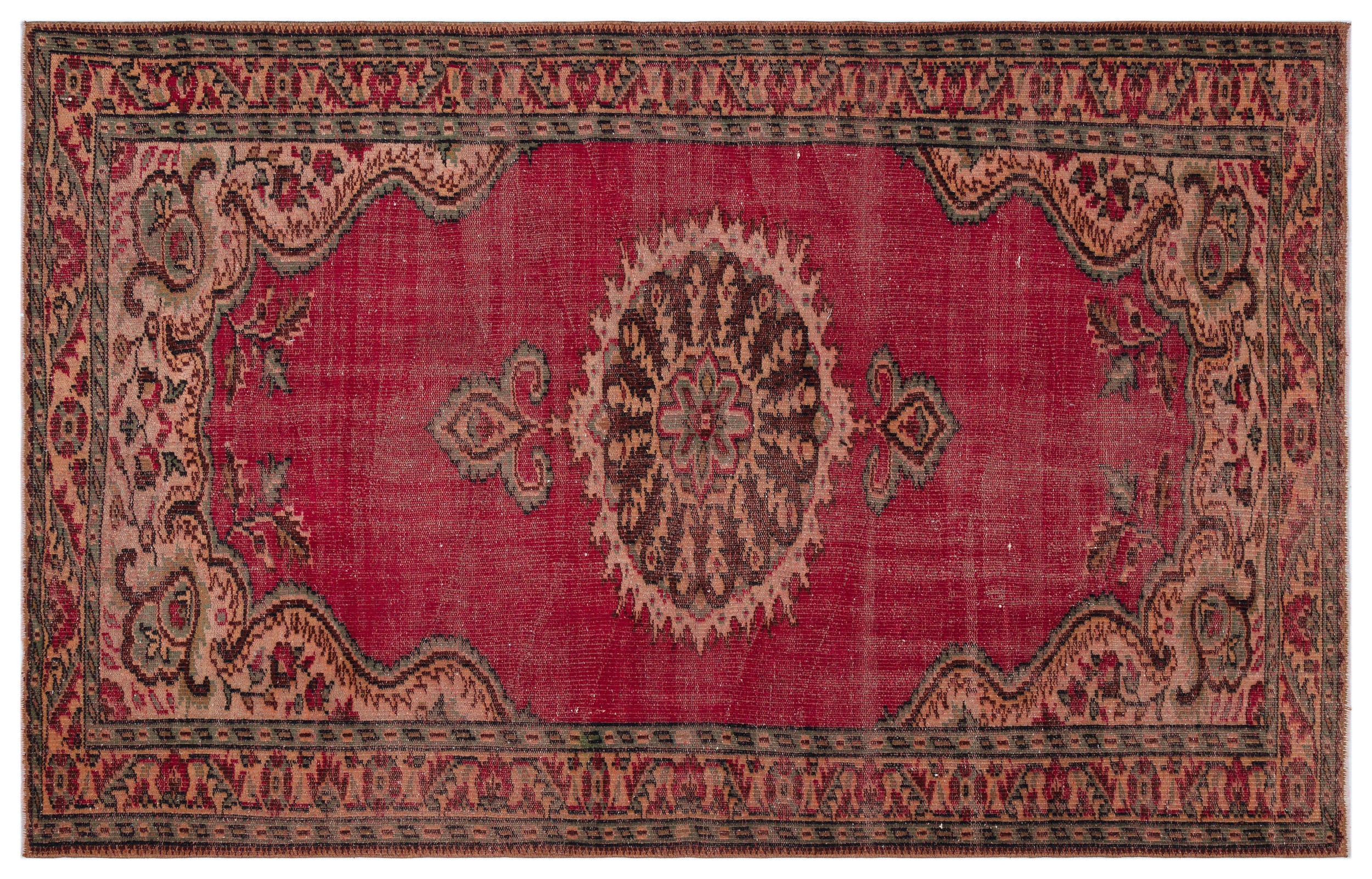 Cizoor - Vintage Medallion Rug - 5'5 X 8'6