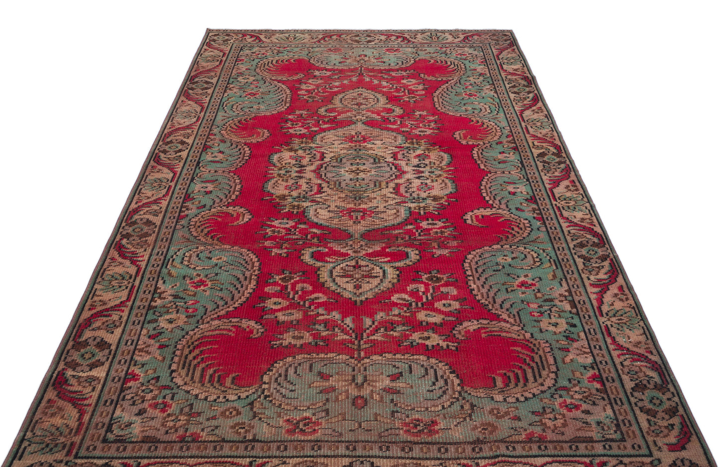Kahuma - Vintage Medallion Rug - 5'7 X 9'4