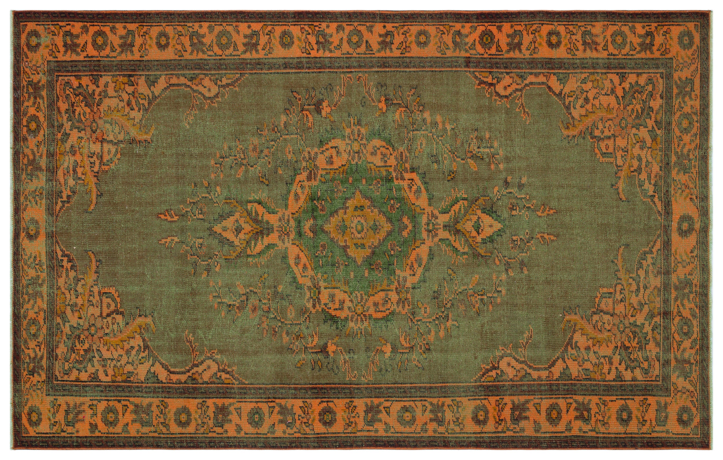 Tohea - Vintage Medallion Rug - 5'9 X 9'4