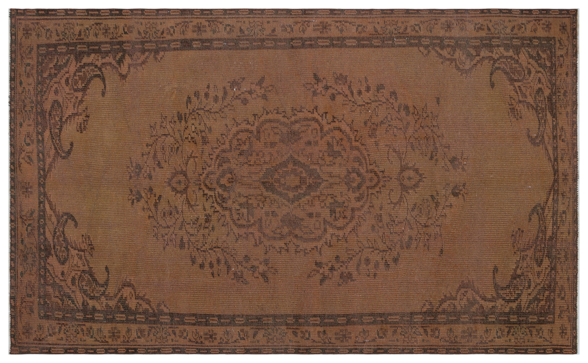 Cunuel - Vintage Distressed Rug - 5'2 X 8'7