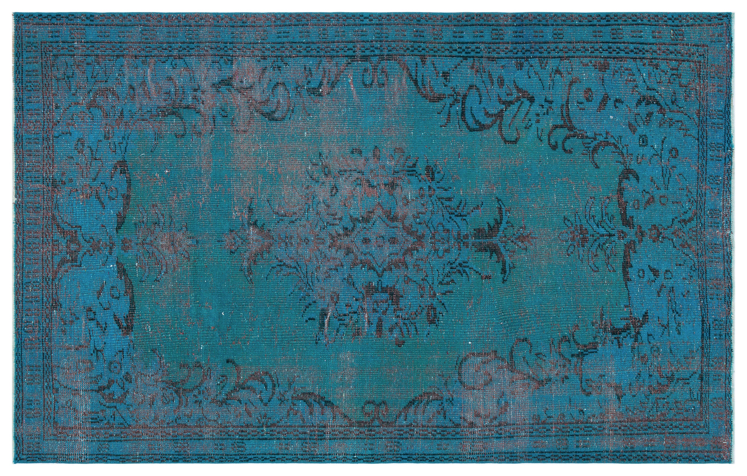 Mamuna - Vintage Distressed Rug - 5'2 X 8'2