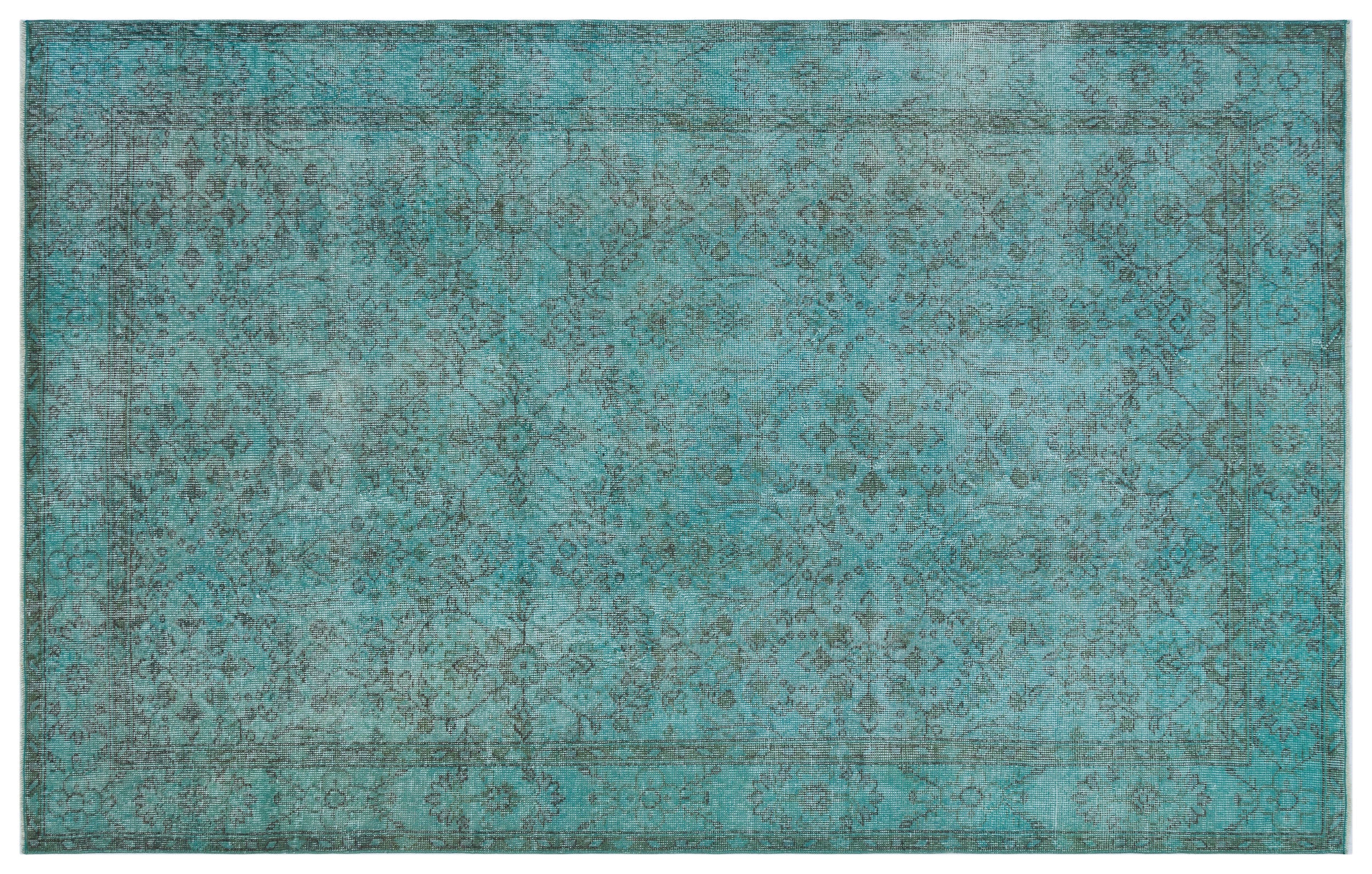 Puzota - Vintage Distressed Rug - 5'8 X 9'0