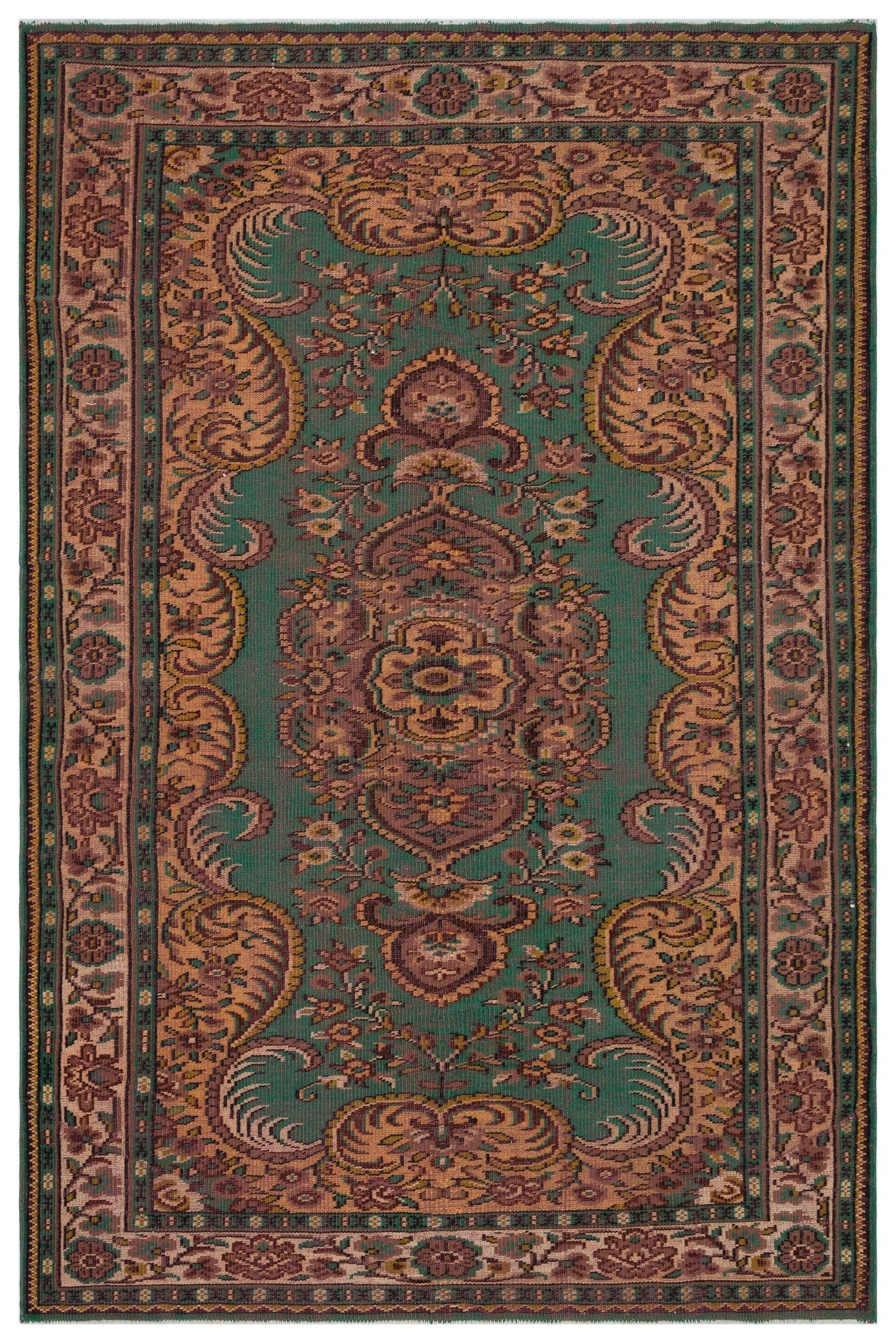 Glion - Vintage Medallion Rug - 6'1 X 9'0
