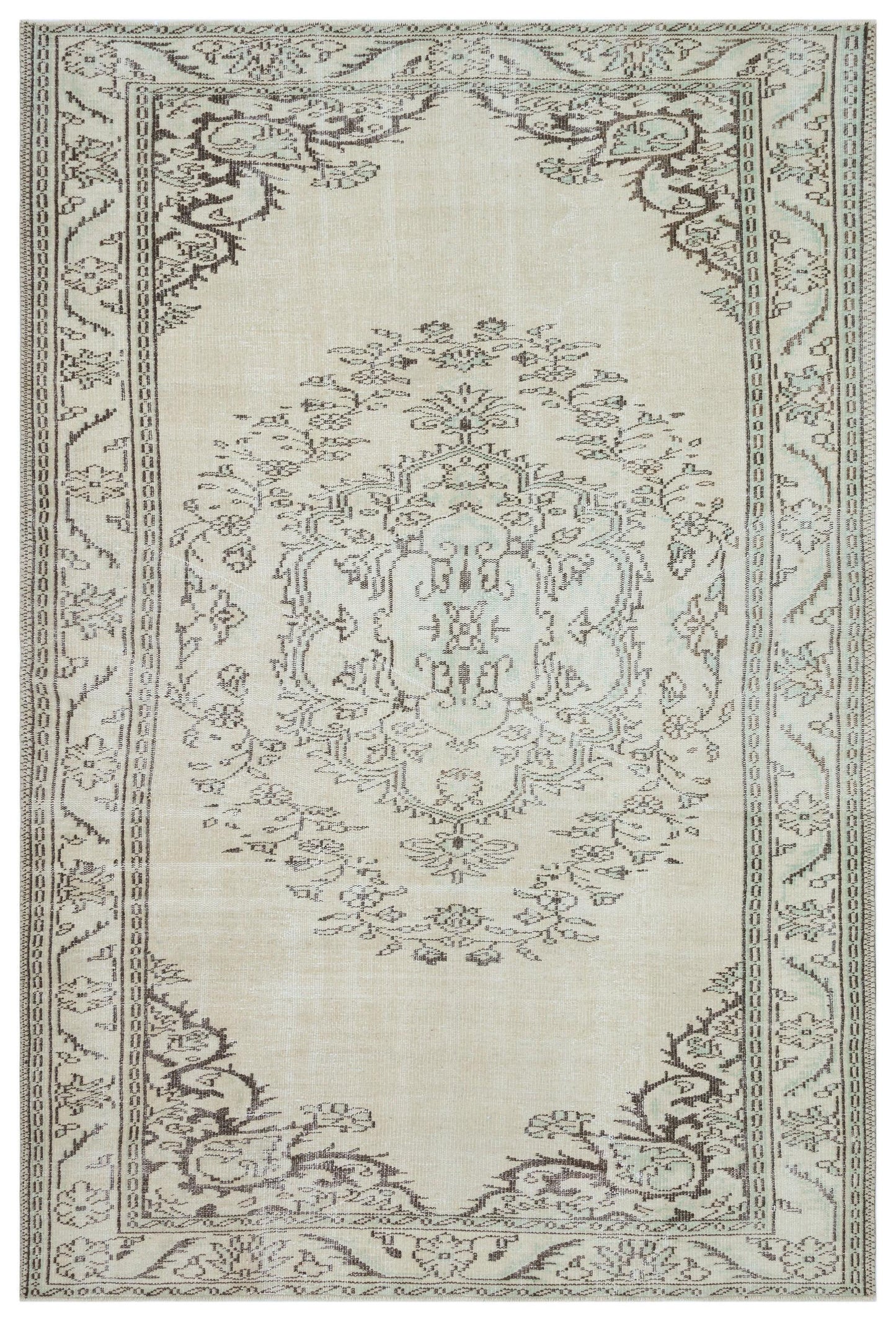 Keuda - Vintage Medallion Rug - 6'2 X 9'2