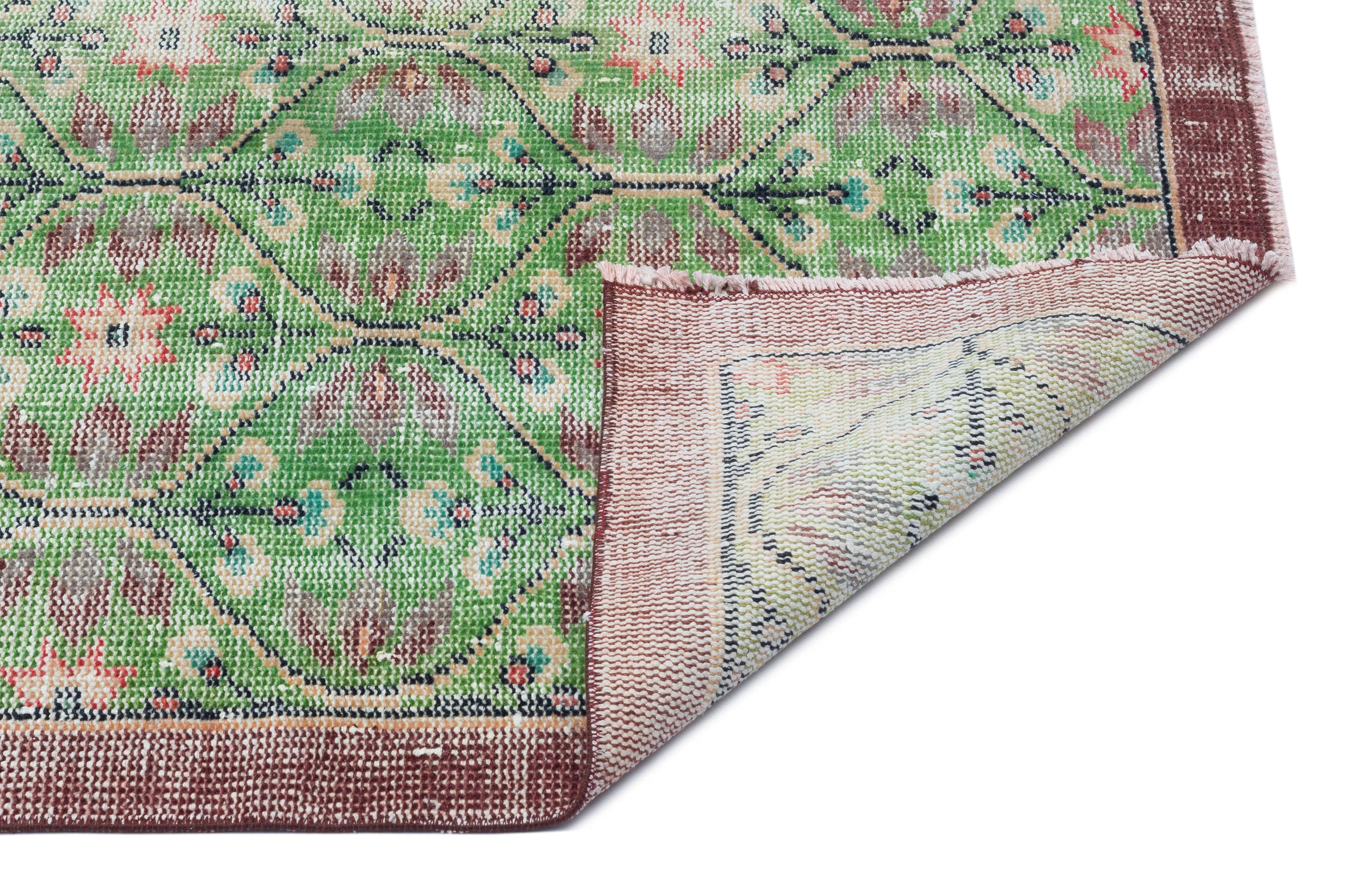 Mizoya - Vintage Floral Rug - 5'5 X 8'10