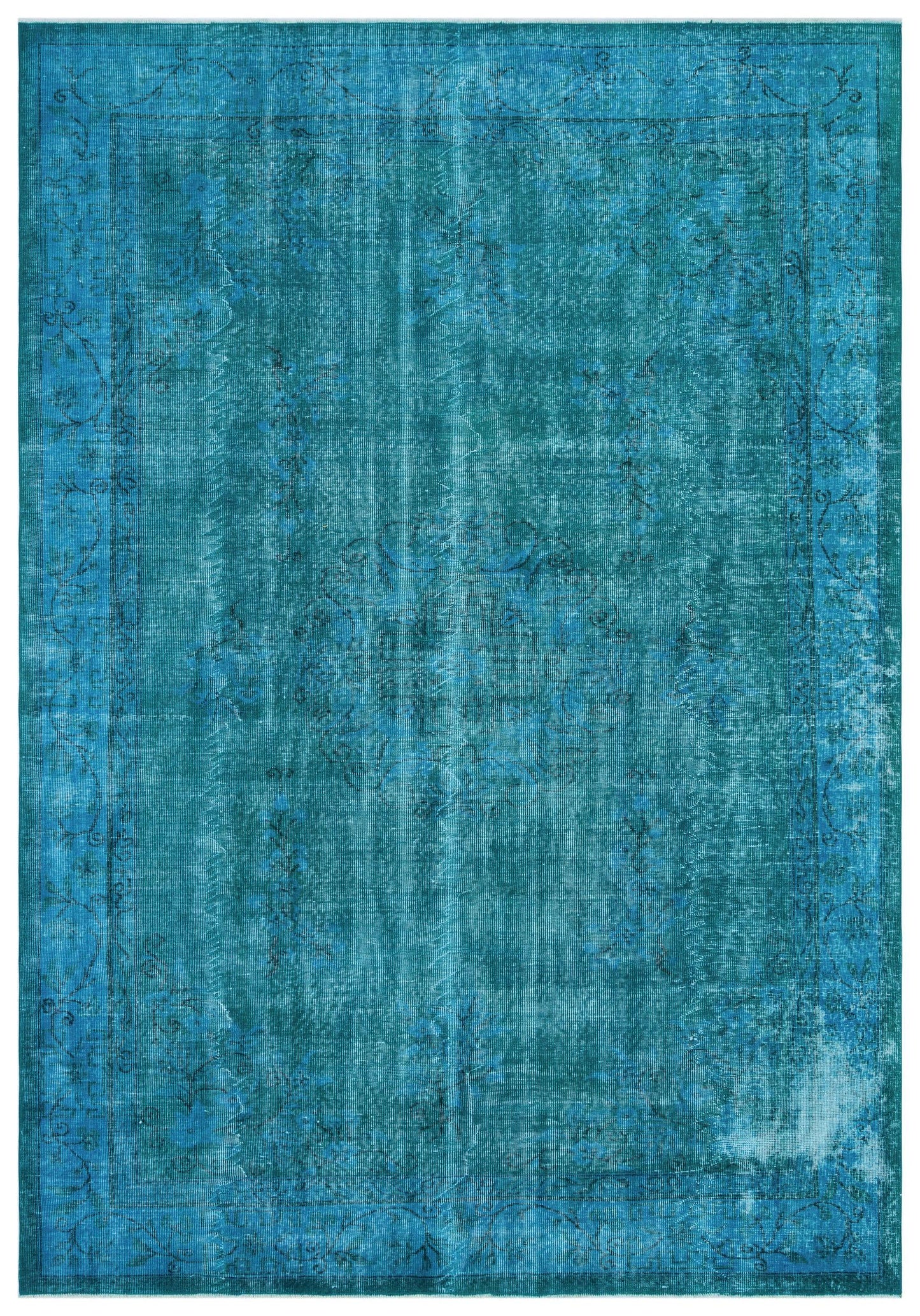 Retiane - Vintage Distressed Rug - 6'10 X 9'10