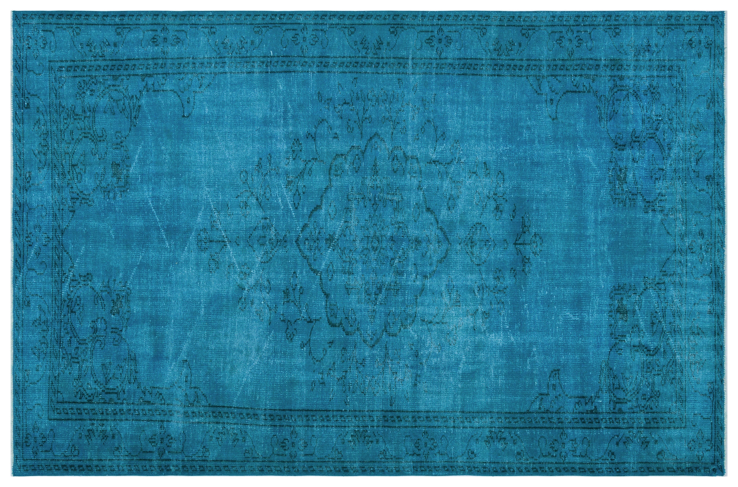 Caubuan - Vintage Distressed Rug - 5'9 X 8'9