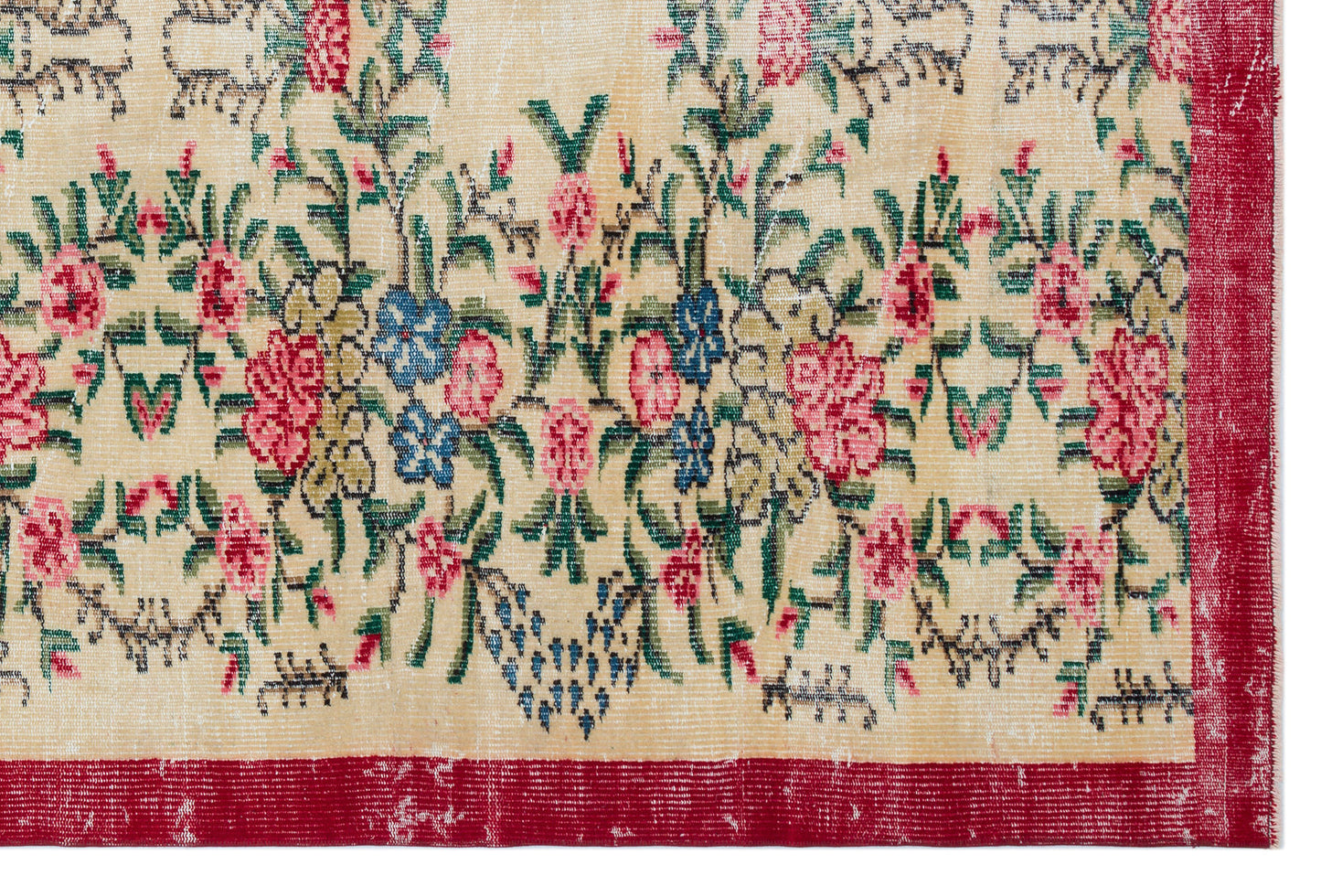 Shiar - Vintage Floral Rug - 5'10 X 8'10