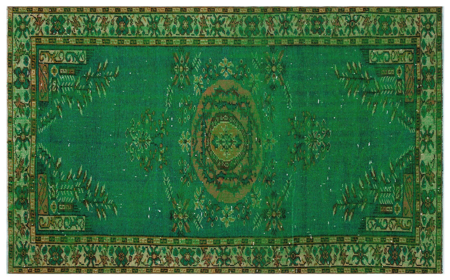 Crubua - Vintage Medallion Rug - 5'1 X 8'2