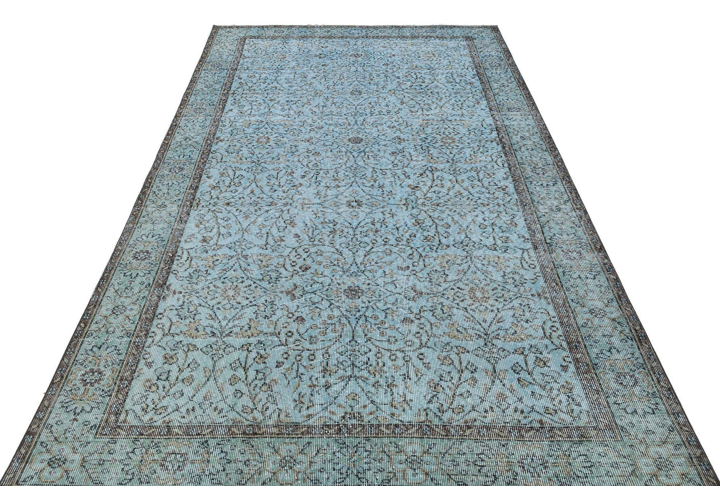 Nizisa - Vintage Floral Rug - 5'7 X 9'1