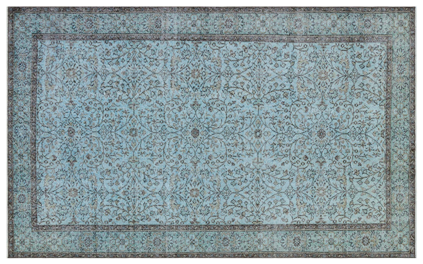 Nizisa - Vintage Floral Rug - 5'7 X 9'1