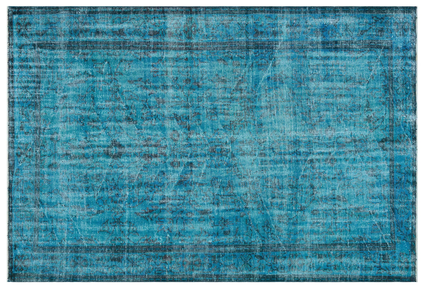 Deseus - Vintage Distressed Rug - 6'5 X 9'1