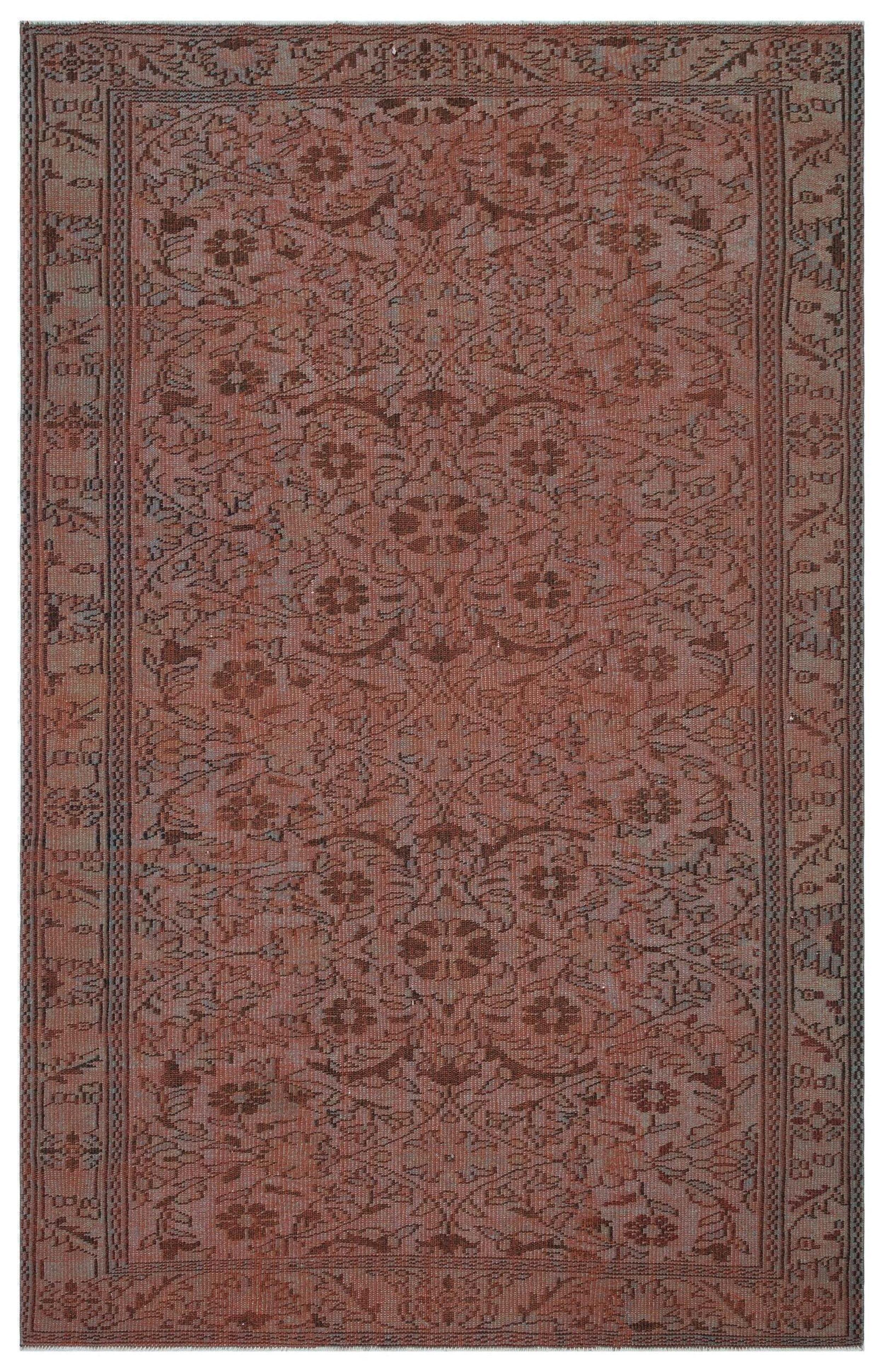Hazeda - Vintage Floral Rug - 6'0 X 9'6