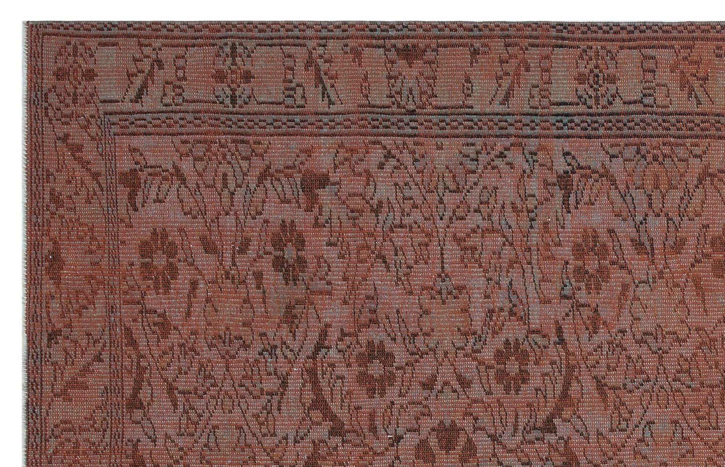 Hazeda - Vintage Floral Rug - 6'0 X 9'6