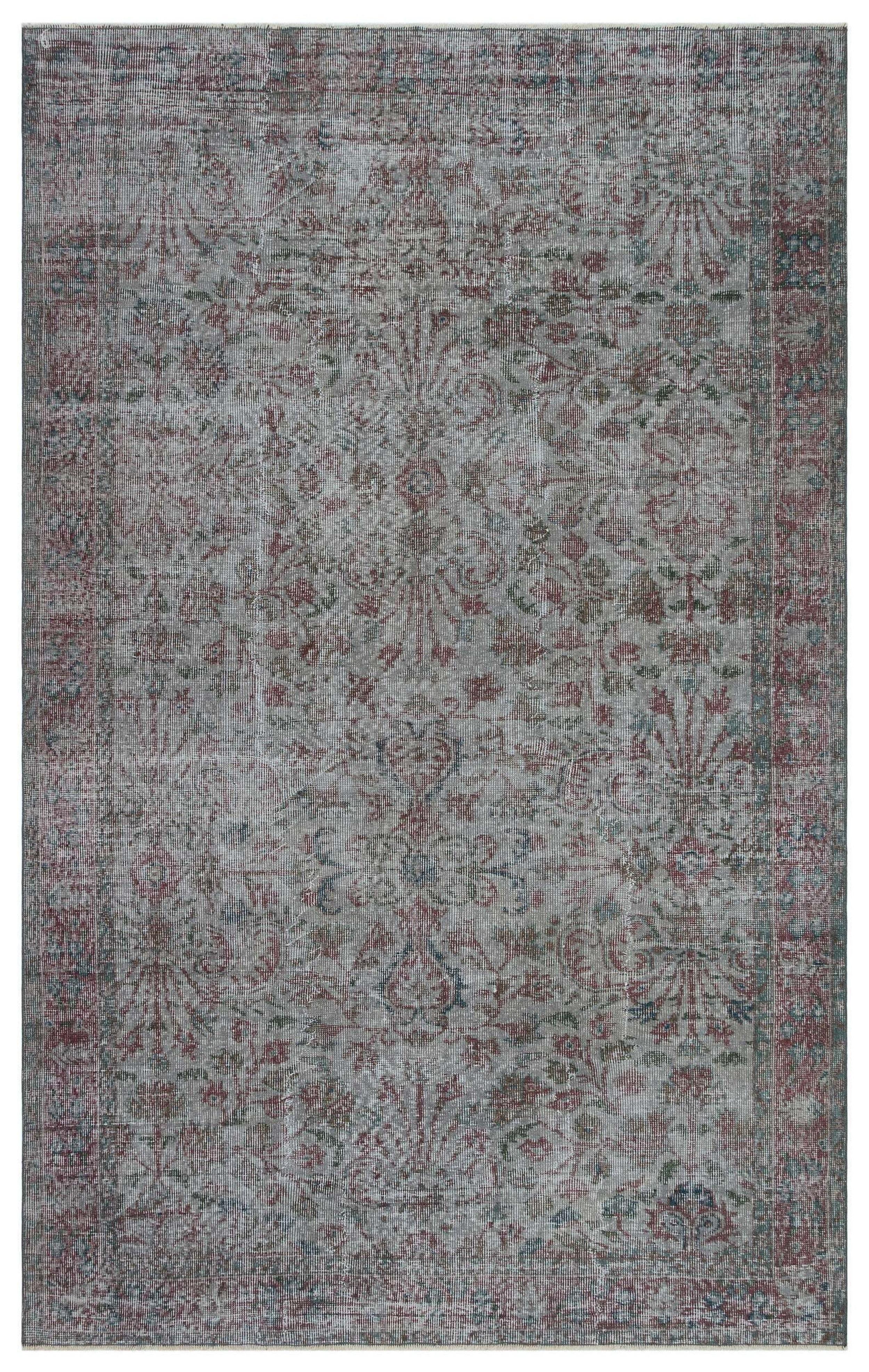 Kahiel - Vintage Distressed Rug - 5'6 X 8'10