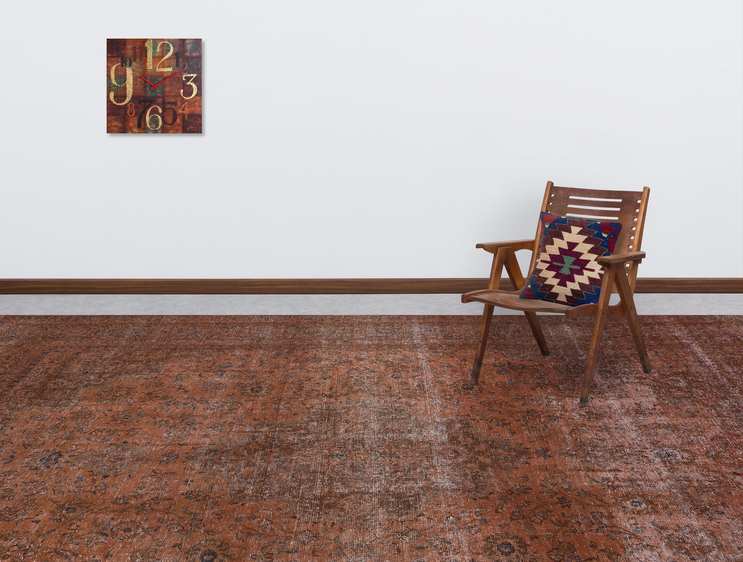 Meziis - Vintage Distressed Rug - 9'5 X 12'7