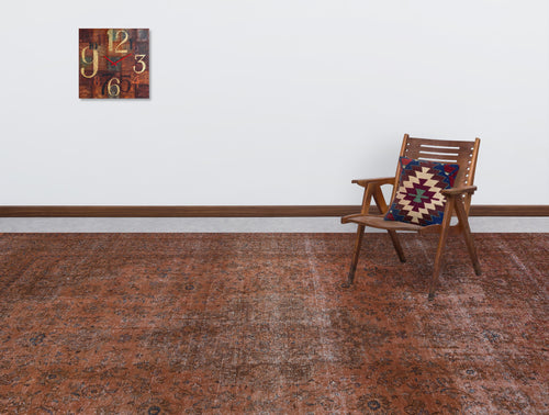 Load image 1 in gallery view. Meziis - Vintage Distressed Rug - 9'5 X 12'7