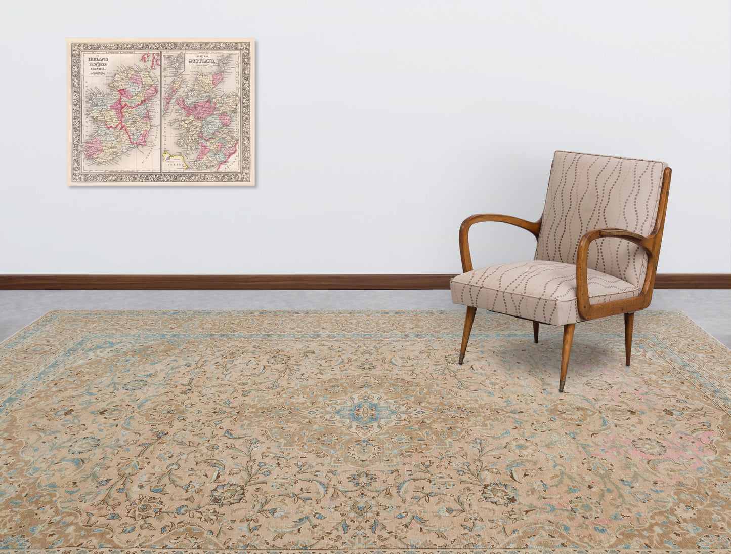 Trepuis - Vintage Medallion Rug - 9'6 X 12'6
