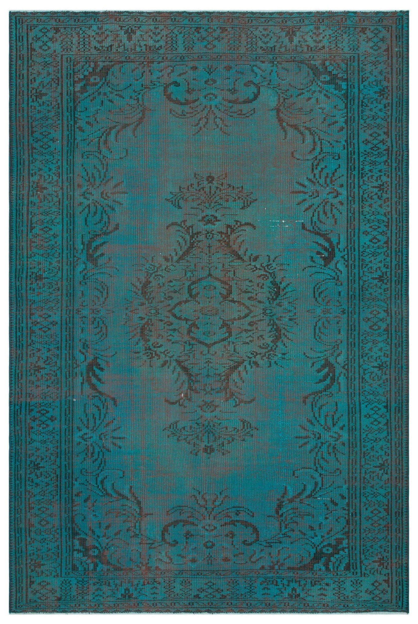 Tezola - Vintage Distressed Rug - 6'5 X 9'6