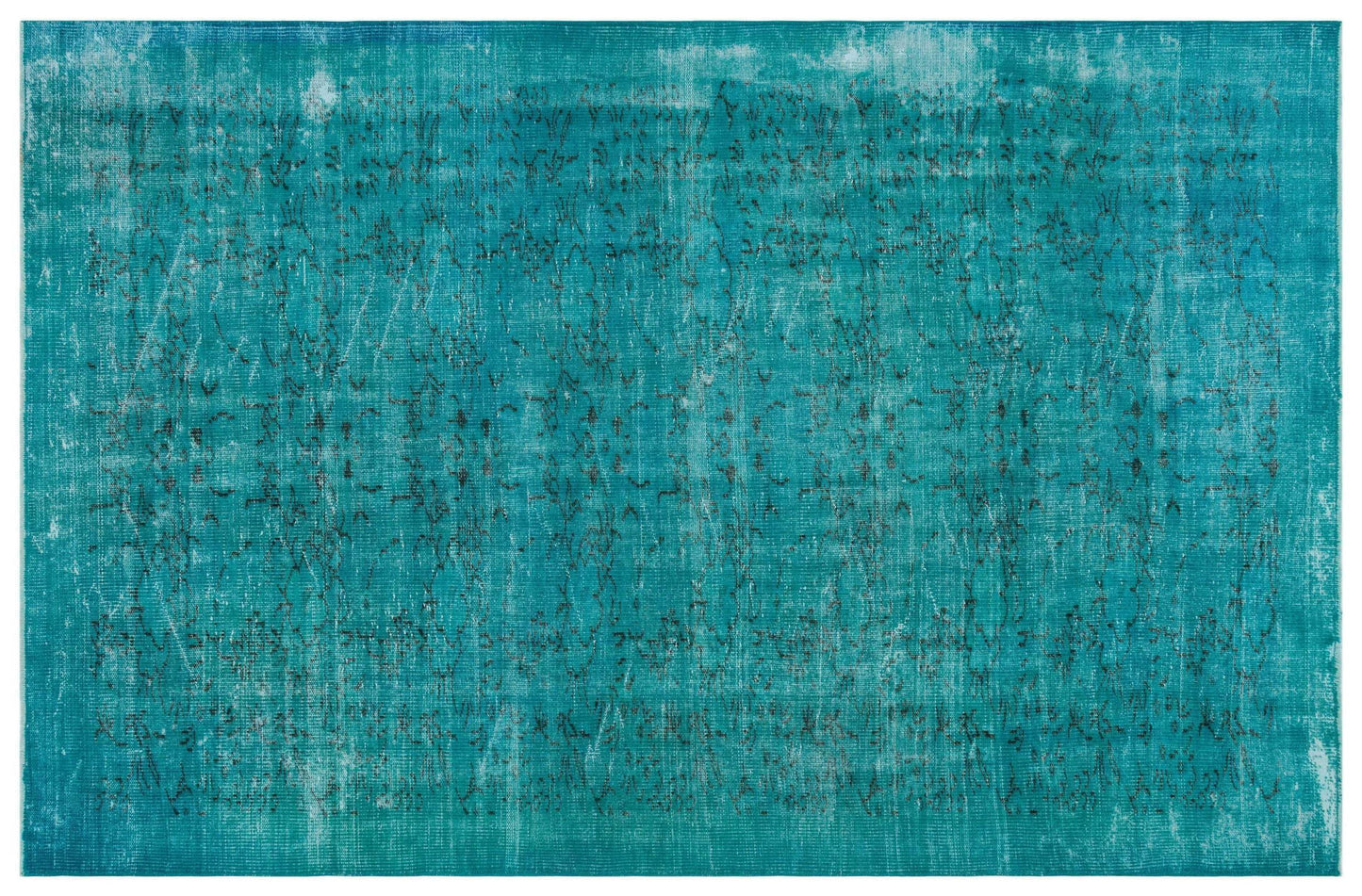Pibuda - Vintage Distressed Rug - 6'2 X 9'5