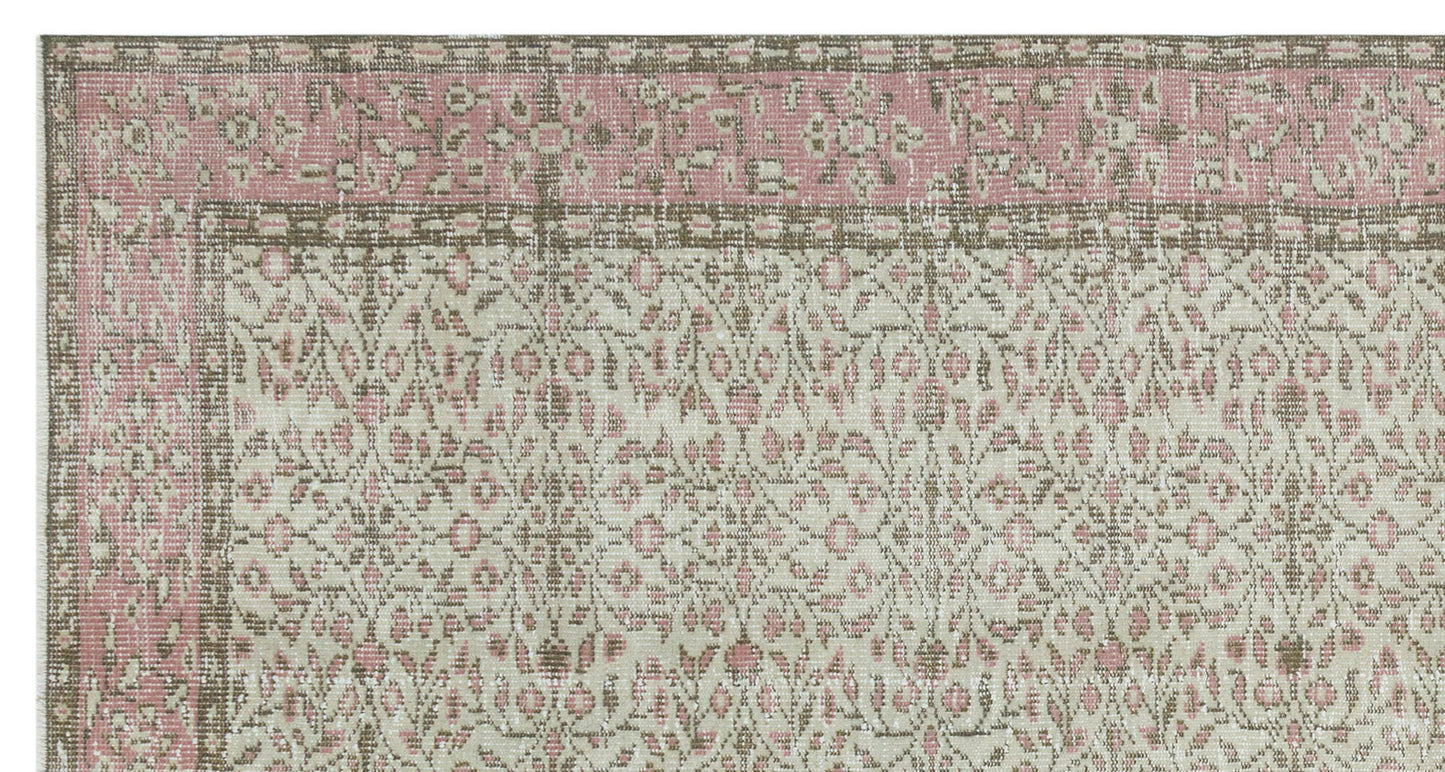 Pedias - Vintage Floral Rug - 5'0 X 9'2