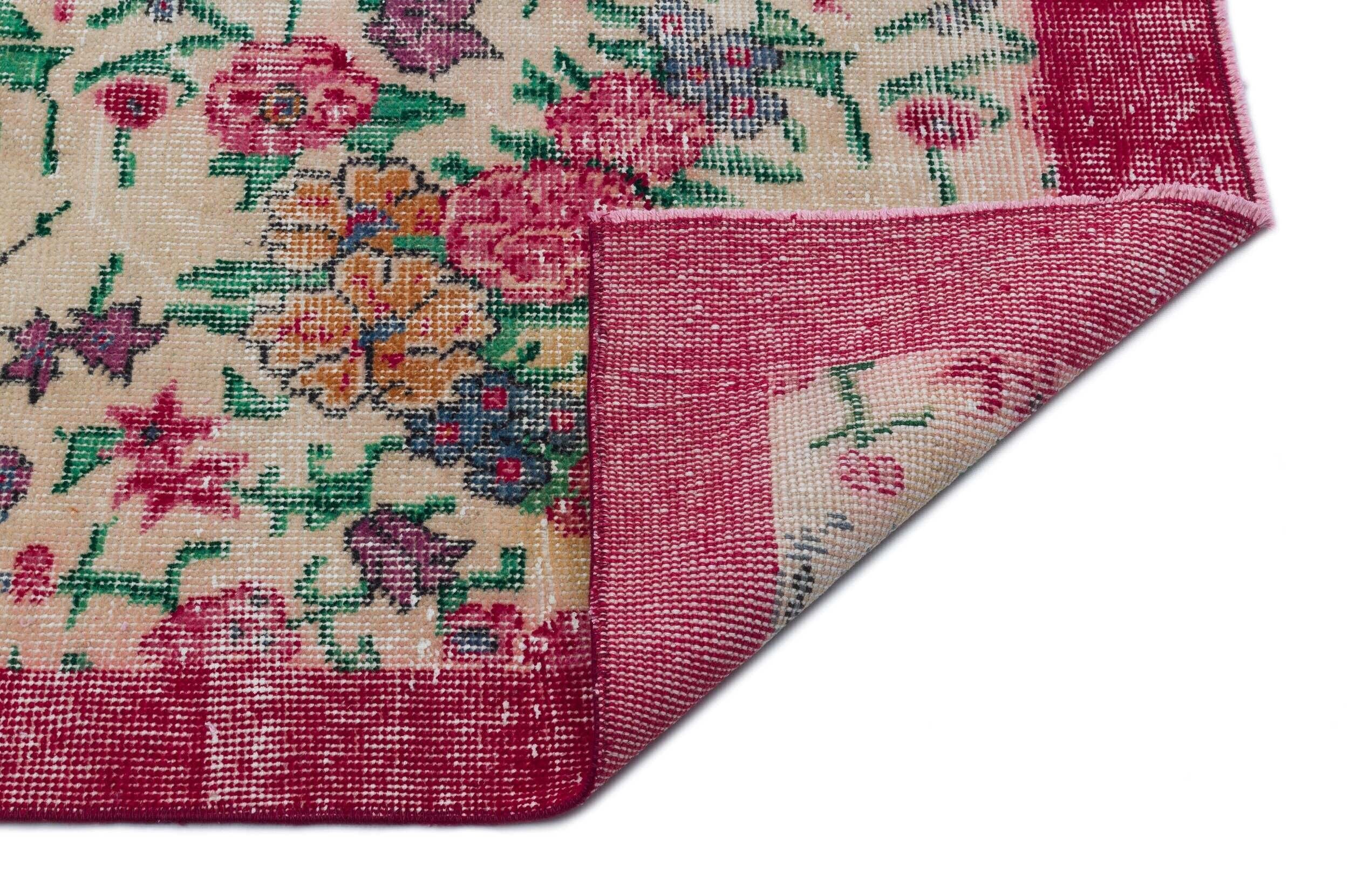 Fleufaon - Vintage Floral Rug - 6'0 X 9'7