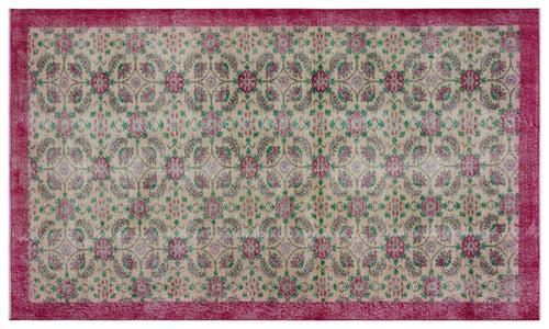 Load image 1 in gallery view. Tritias - Vintage Floral Rug - 5'7 X 9'5