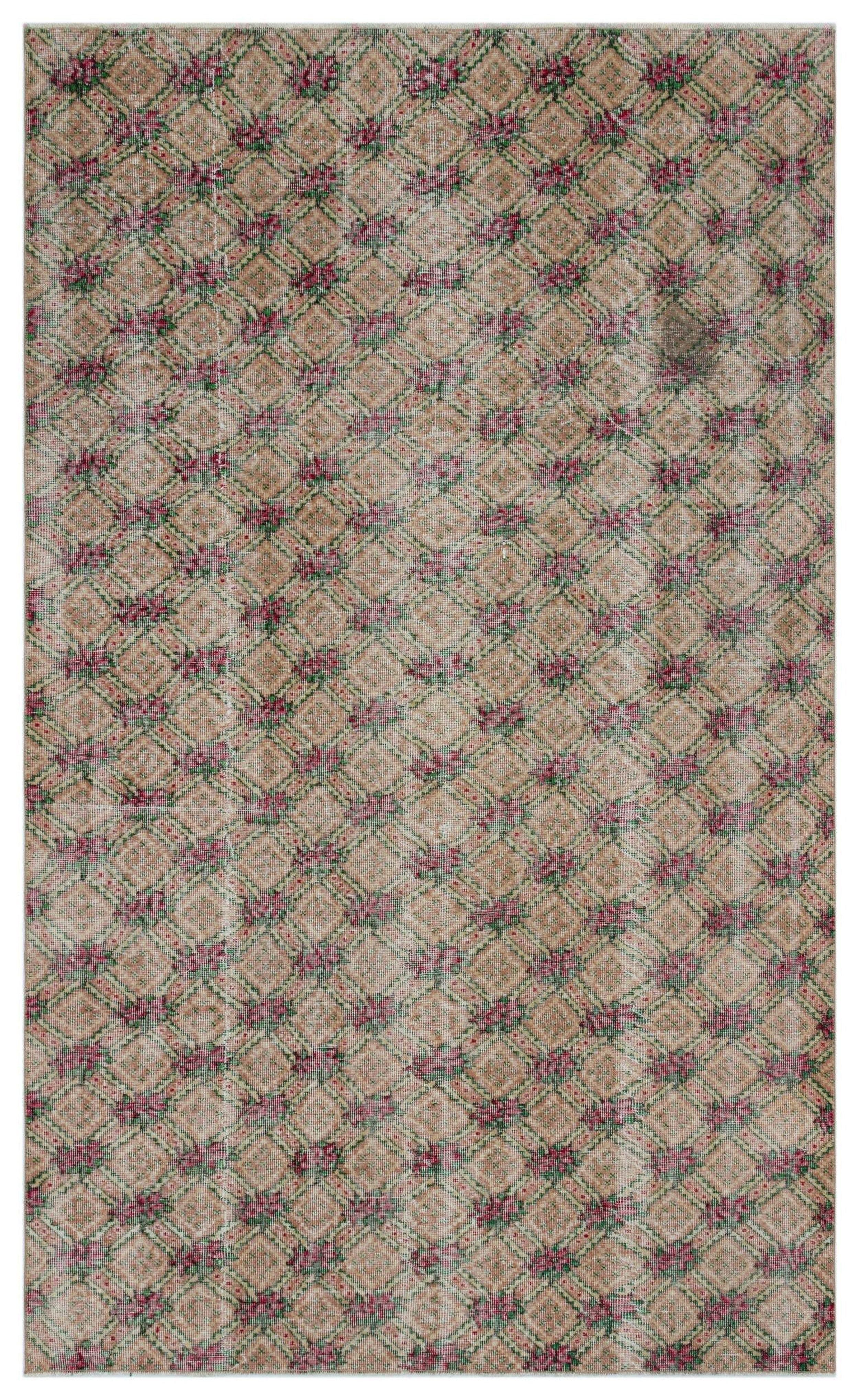 Takosa - Vintage Floral Rug - 5'3 X 8'8
